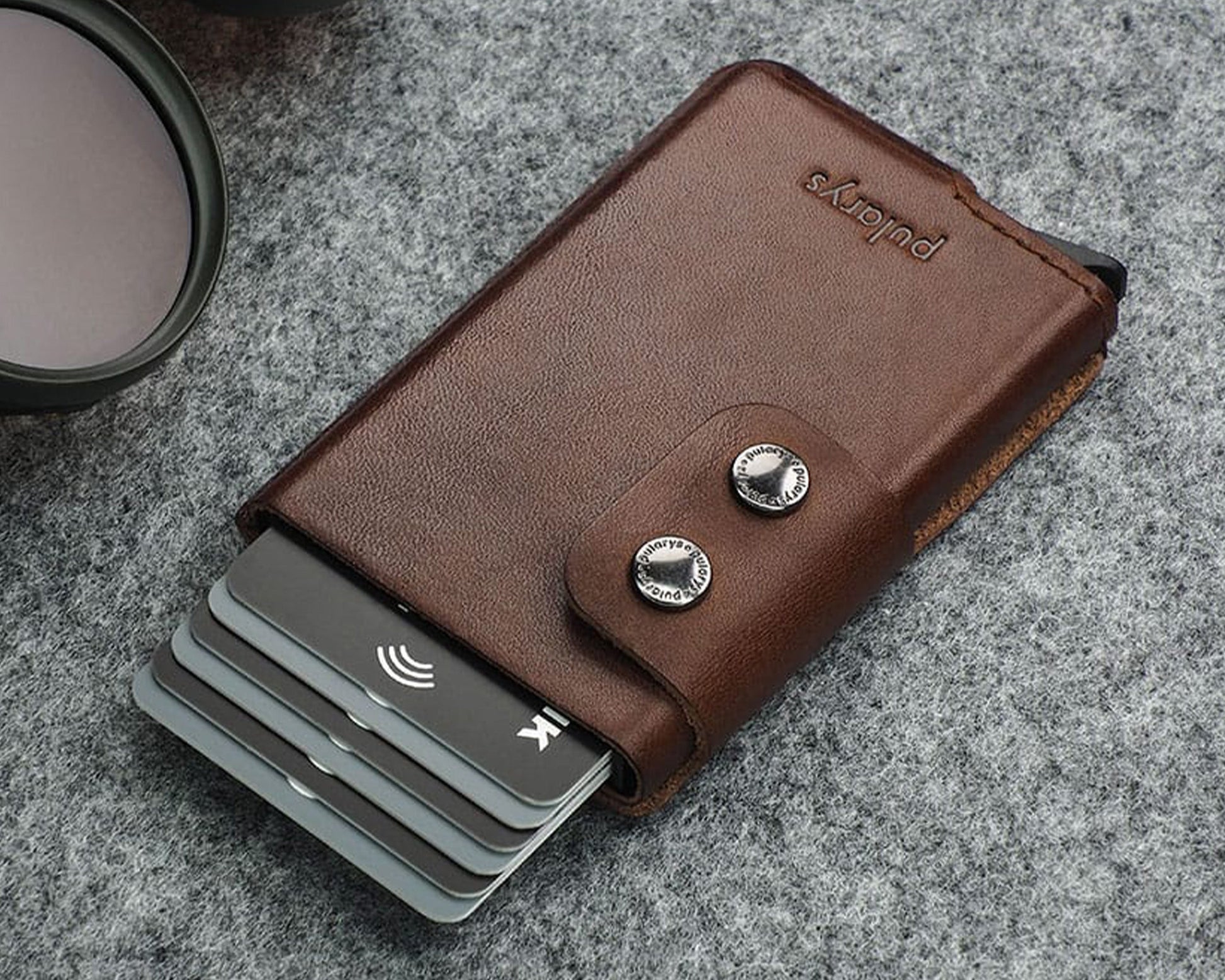 Pularys - FUNKY RFID Wallet in Brown