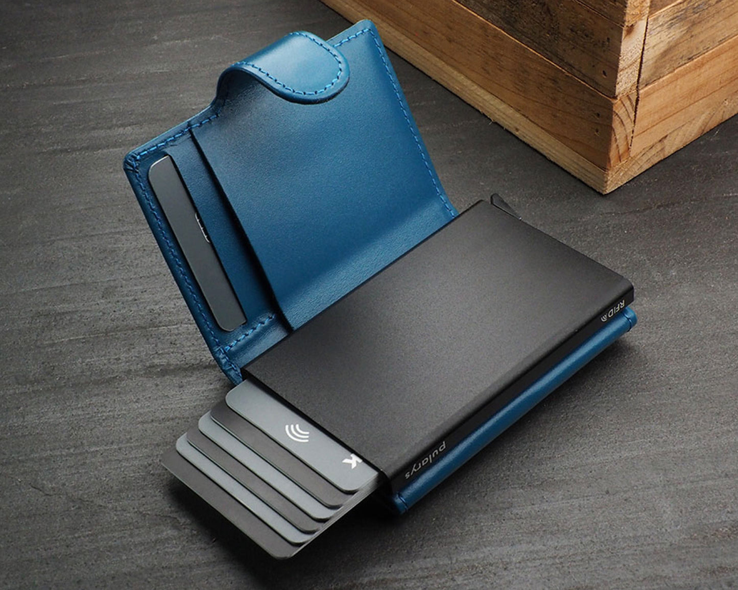 Pularys - SOLO RFID Wallet | Blue

