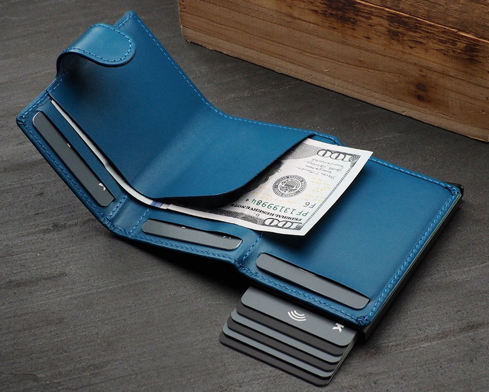 Pularys - SOLO RFID Wallet | Blue
