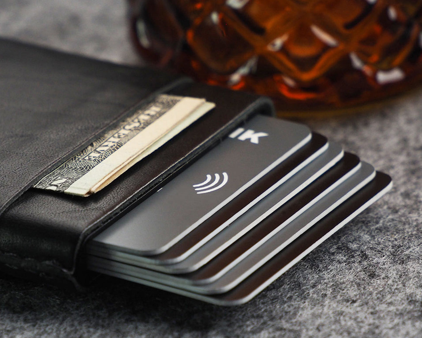 Pularys GOBI Wallet | Nomad Leather in Black