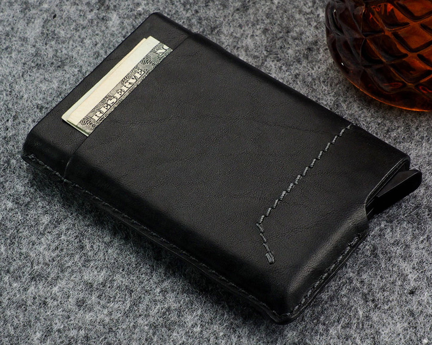 Pularys GOBI Wallet | Nomad Leather in Black