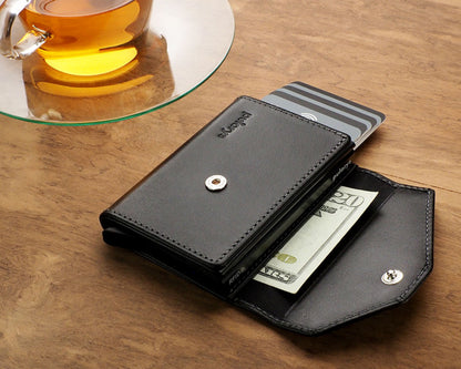 Pularys PORTER Go Wallet | Italia Leather in Black