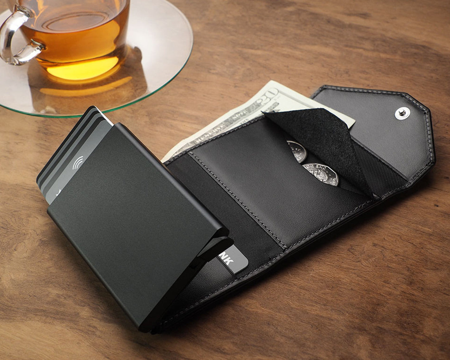 Pularys PORTER Go Wallet | Italia Leather in Black