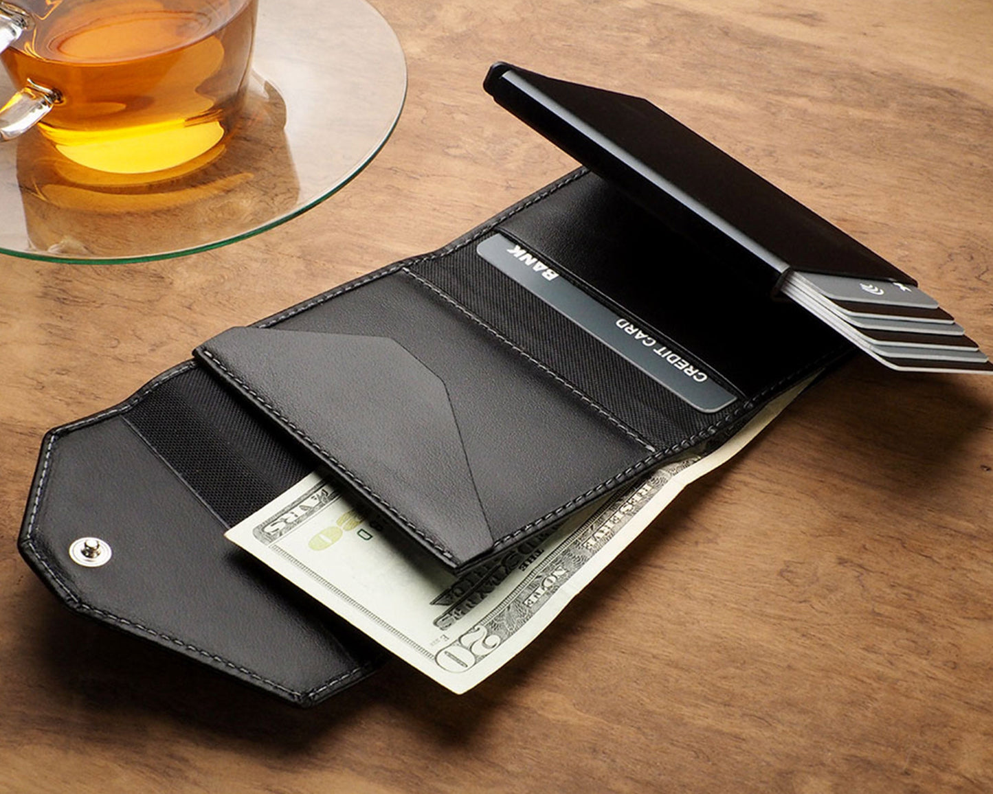 Pularys PORTER Go Wallet | Italia Leather in Black