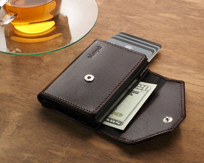 Pularys PORTER Go Wallet | Italia Leather in Brown