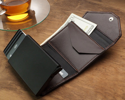 Pularys PORTER Go Wallet | Italia Leather in Brown