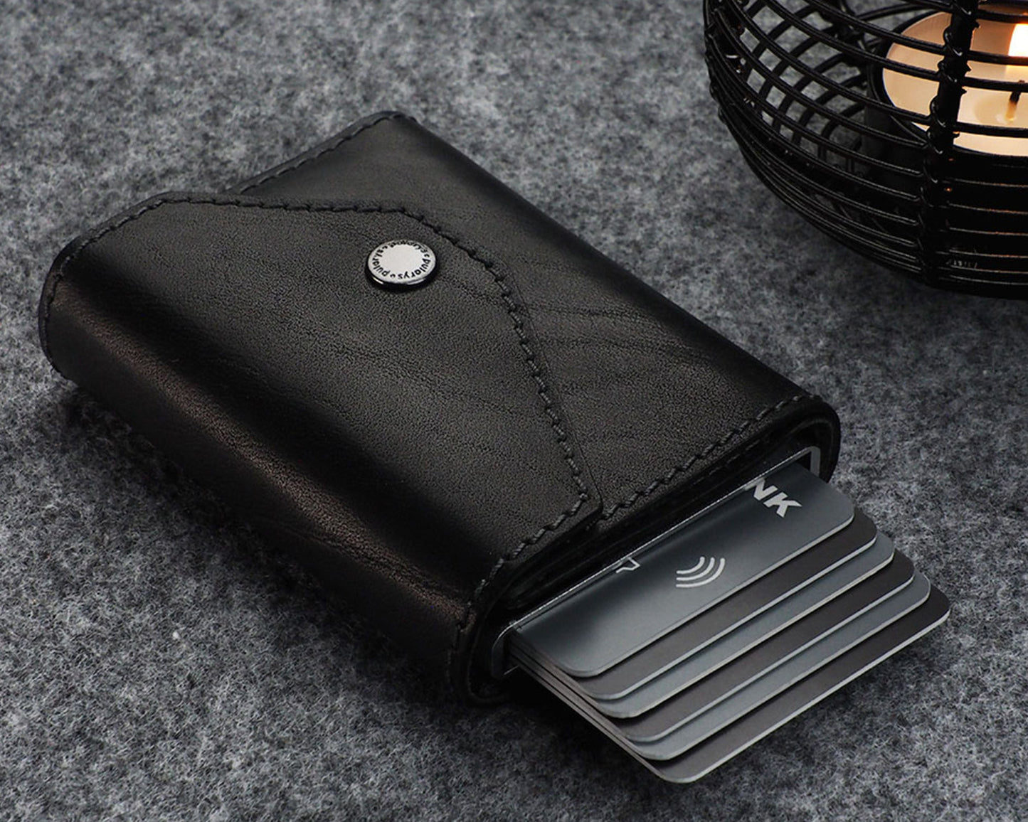 Pularys PORTER Go Wallet | Nomad Leather in Black