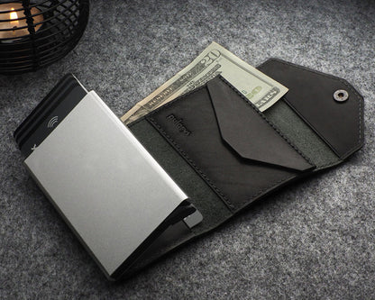 Pularys PORTER Go Wallet | Nomad Leather in Black