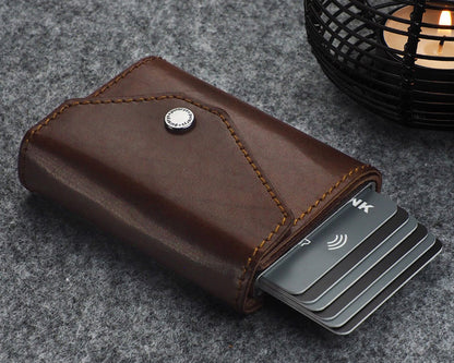 Pularys PORTER Go Wallet | Nomad Leather in Brown