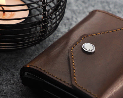 Pularys PORTER Go Wallet | Nomad Leather in Brown