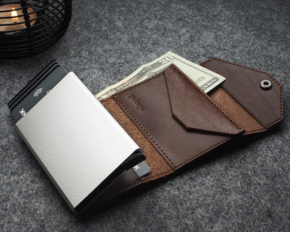 Pularys PORTER Go Wallet | Nomad Leather in Brown