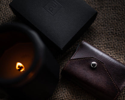 Pularys PORTER Go Wallet | Nomad Leather in Brown