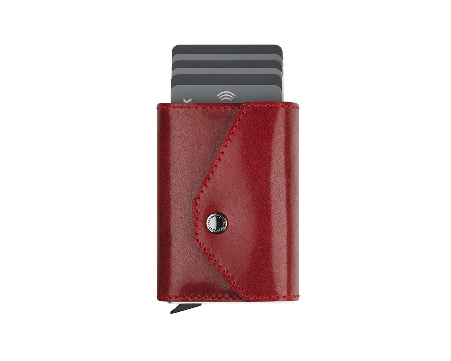 Pularys PORTER Go Wallet | Nomad Leather in Red