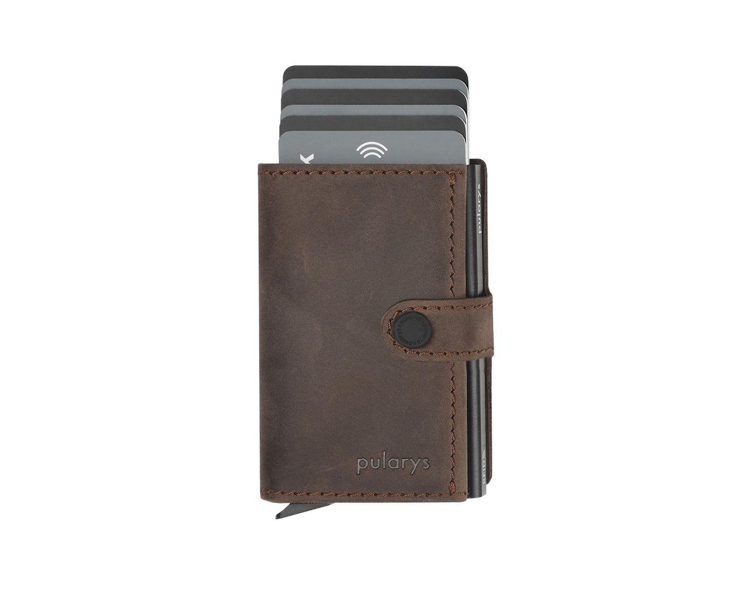 Pularys HIKER Wallet | Hunter Leather in Brown
