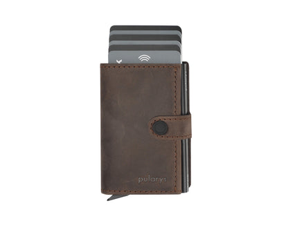 Pularys HIKER Wallet | Hunter Leather in Brown
