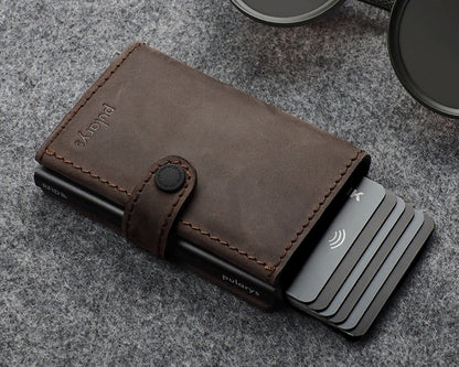 Pularys HIKER Wallet | Hunter Leather in Brown