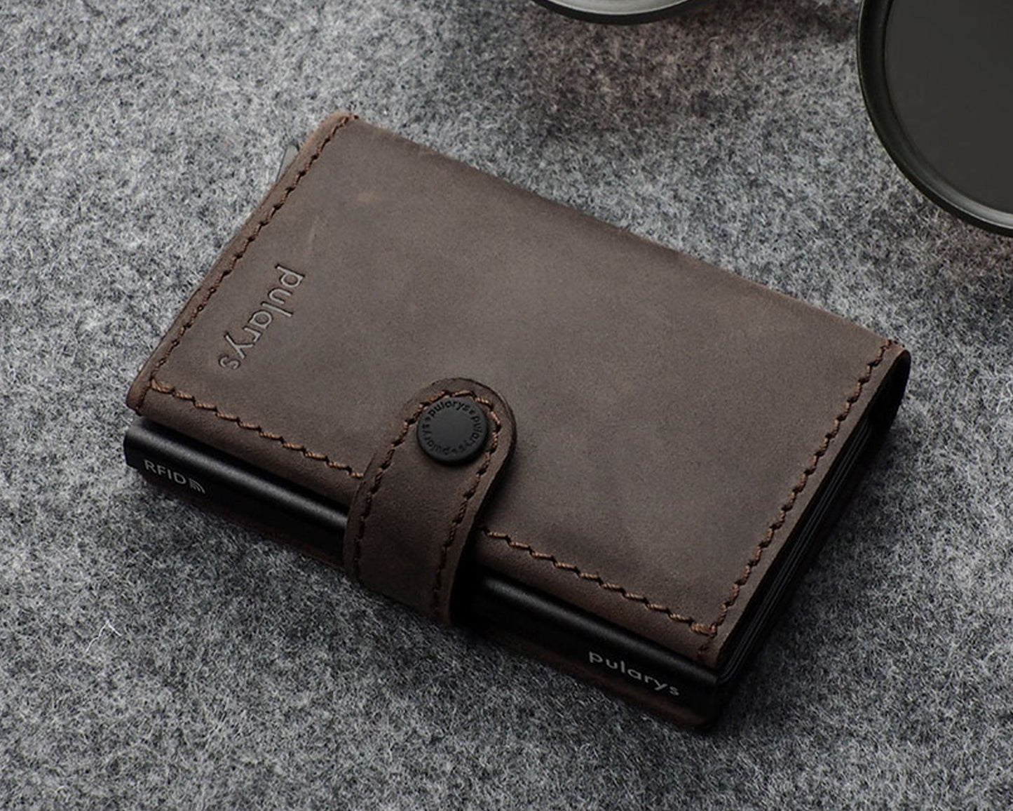 Pularys HIKER Wallet | Hunter Leather in Brown