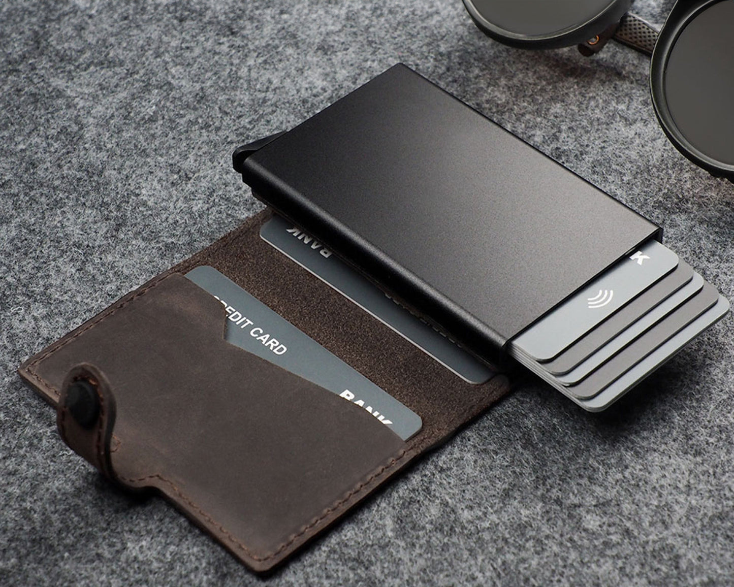 Pularys HIKER Wallet | Hunter Leather in Brown