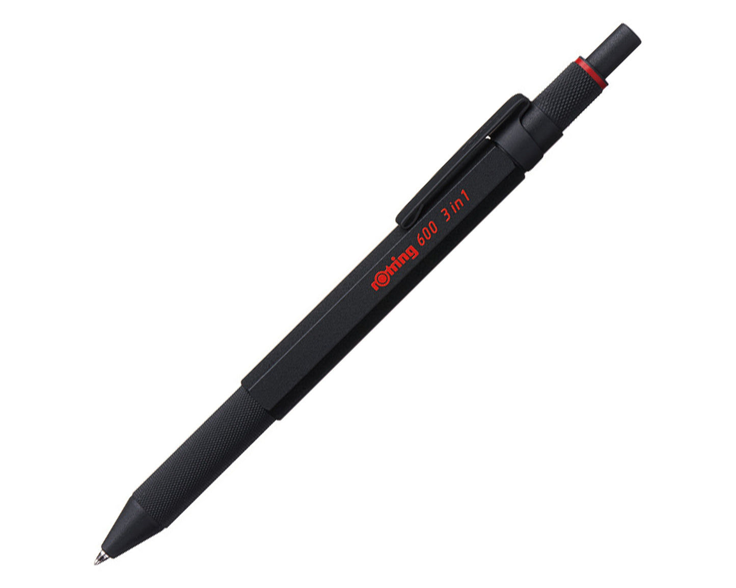 rOtring 600 3-in-1 Multicolor Pen and Pencil - Black