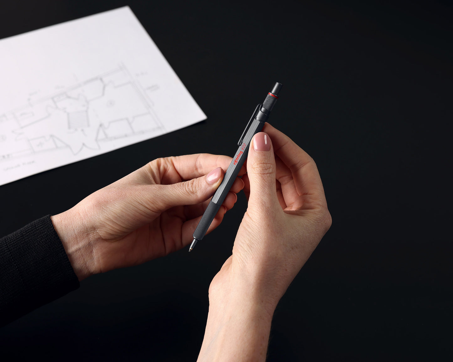 rOtring 600 Darkstone Ballpoint Pen