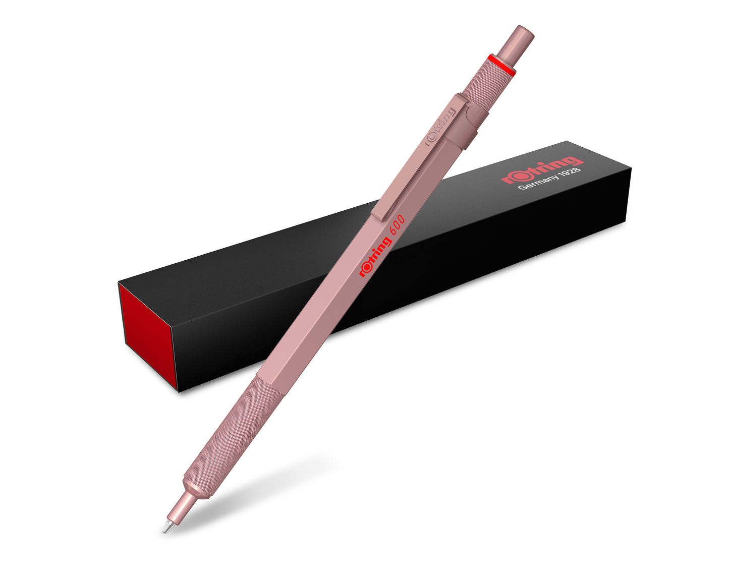 rOtring 600 Rose Gold Ballpoint Pen