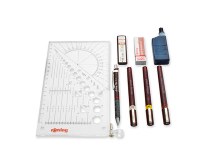 rOtring Isograph Technical Pen College Set 0.25 / 0.35 / 0.5 mm