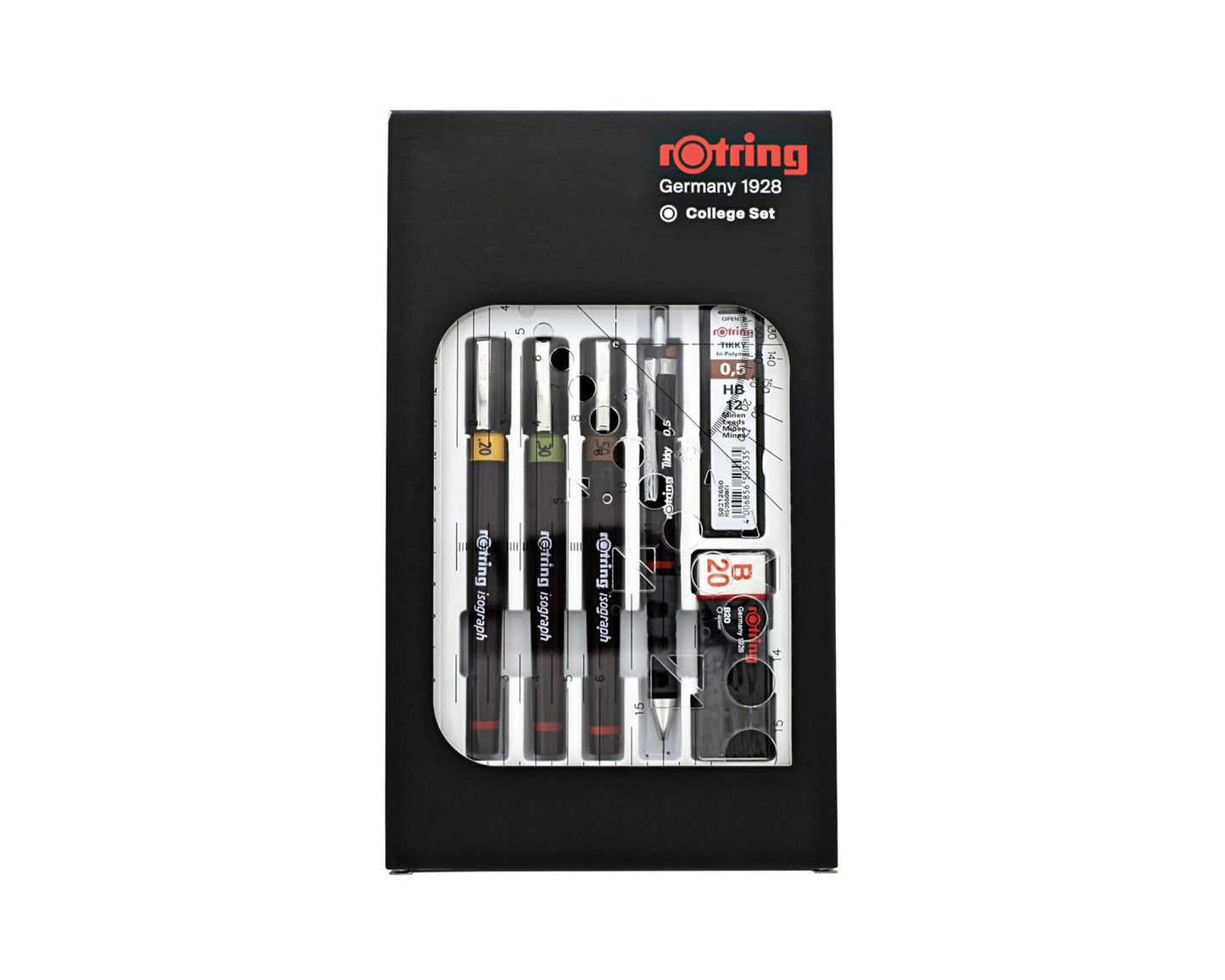 rOtring Isograph Technical Pen College Set 0.2 / 0.3 / 0.5 mm