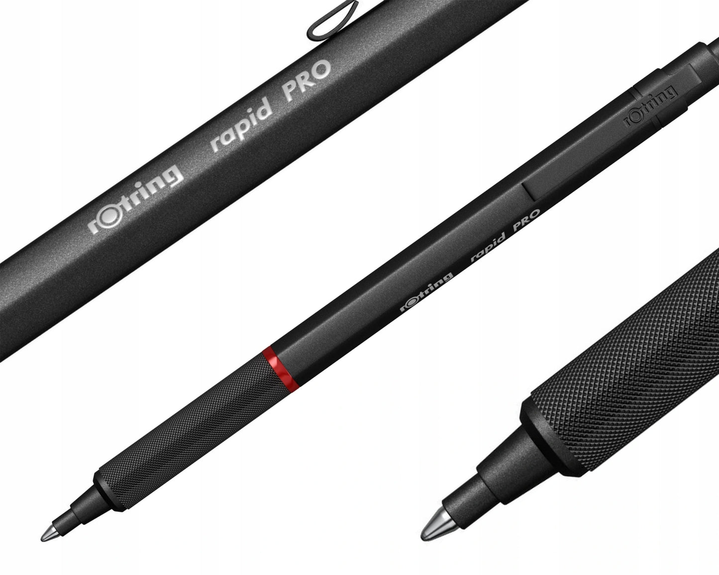 rOtring Rapid Pro Black Ballpoint Pen